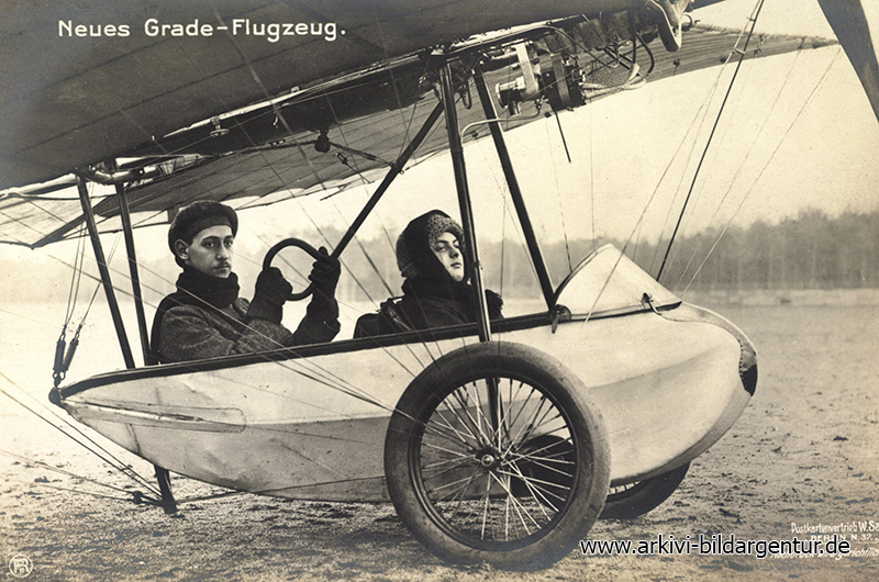 Ak Neues Grade Flugzeug, Besatzung, Sanke, RPH