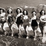 Girls from the show Revels, 1951 (b/w photo)