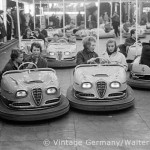 Autoscooter auf dem Hamburger Dom, 1959. Fotograf: Walter Lüden