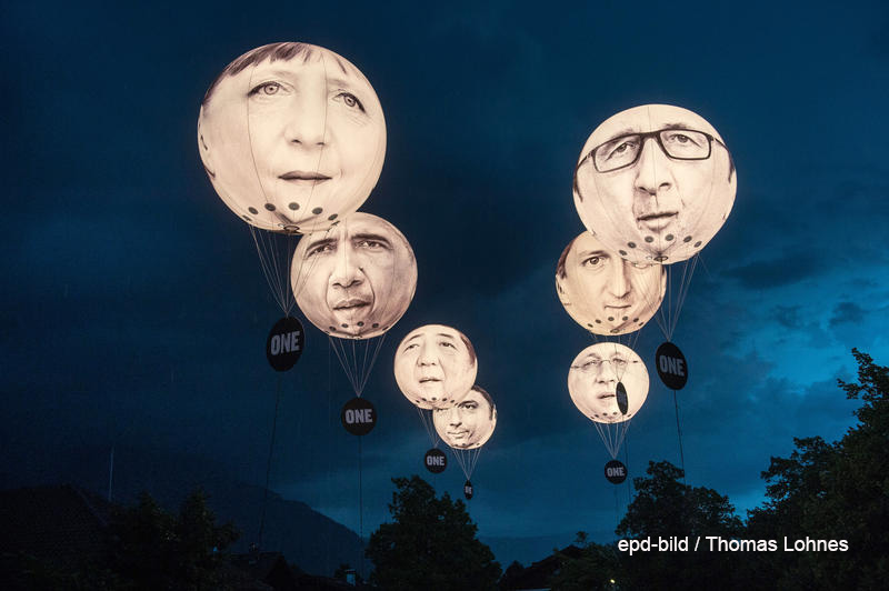 Kampagne fordert "mehr als heisse Luft " von G7-Treffen