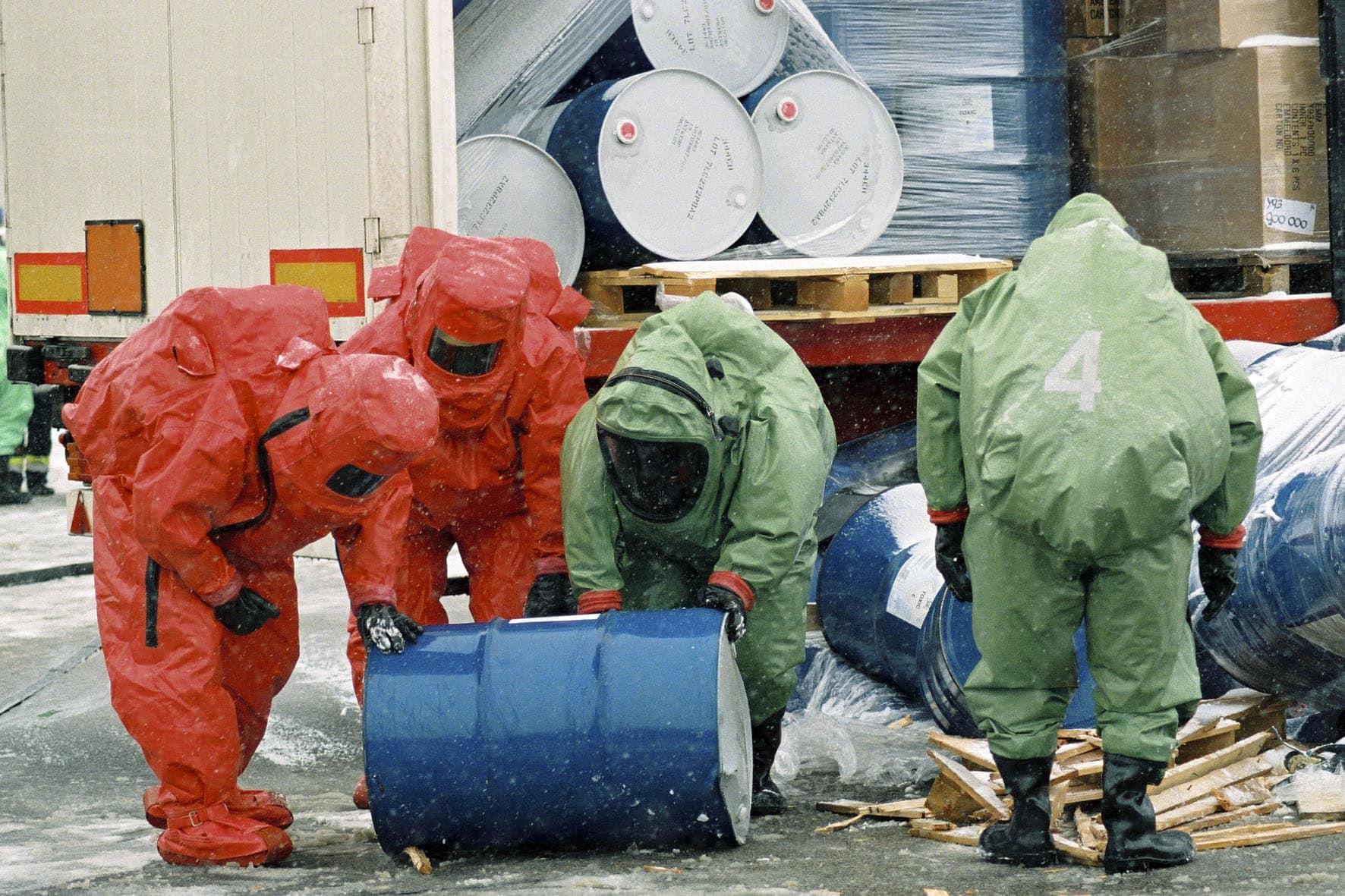 Feuerwehr - Gefahrgutunfall