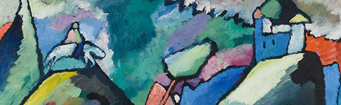 Datierung: 1910Material/Technik: Gemälde / Öl auf LeinwandHöhe x Breite: 110 x 110 cmInventar-Nr.: 2723, Artist: Wassily Kandinsky